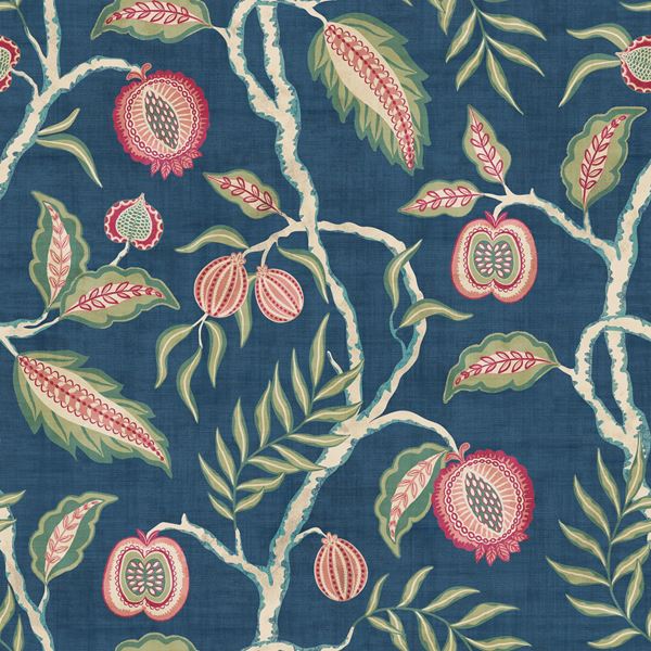 Fruits of Paradise wallpaper - Navy